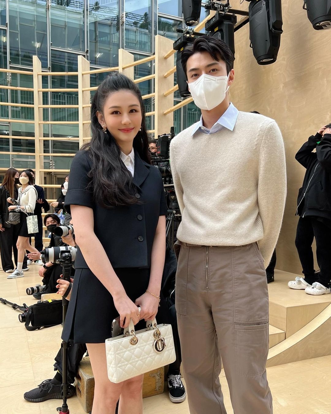 沈月和EXO男神世勳有種莫名的CP感(?)。