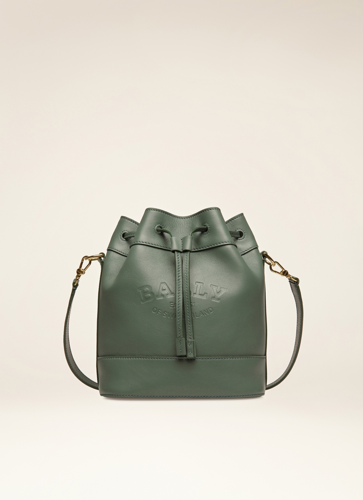 BALLY Cleoh 鼠尾草綠牛皮小水桶包,NT$52,600