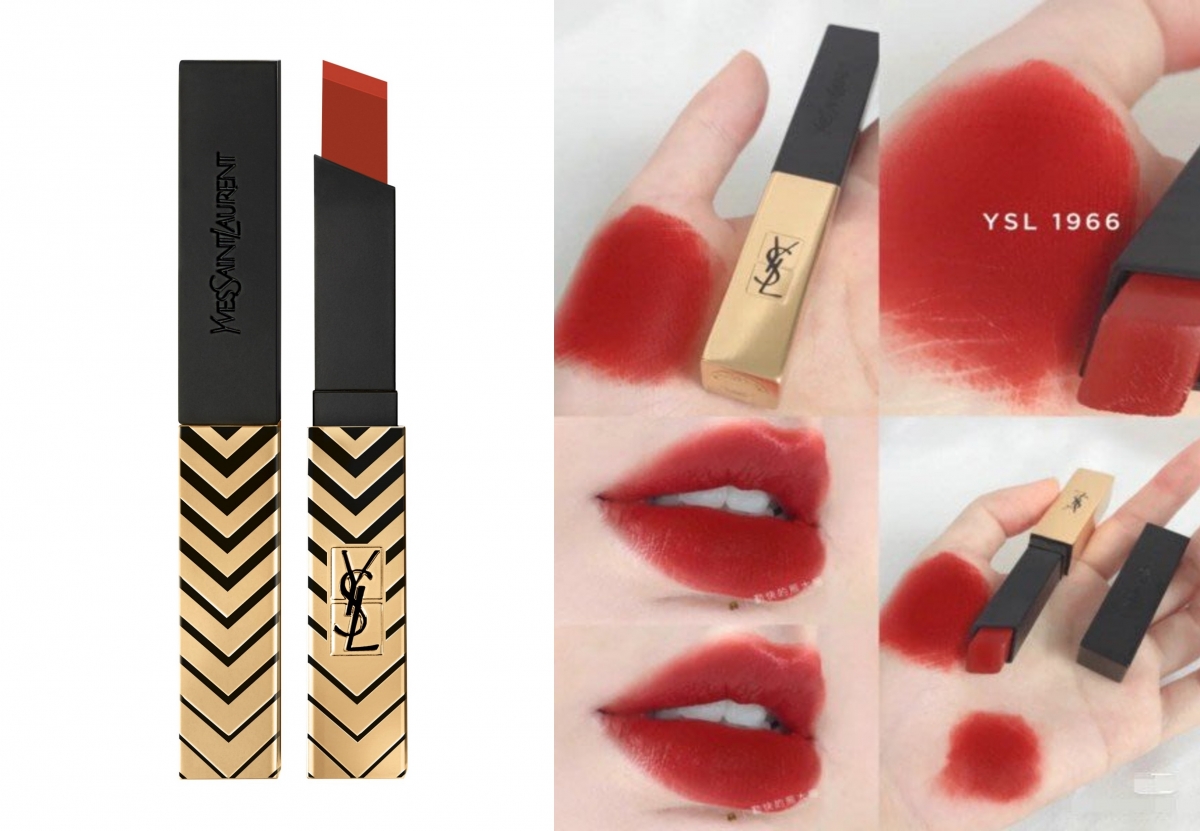 奢華緞面絲絨唇膏 #1966 魅惑棕紅 $1,550