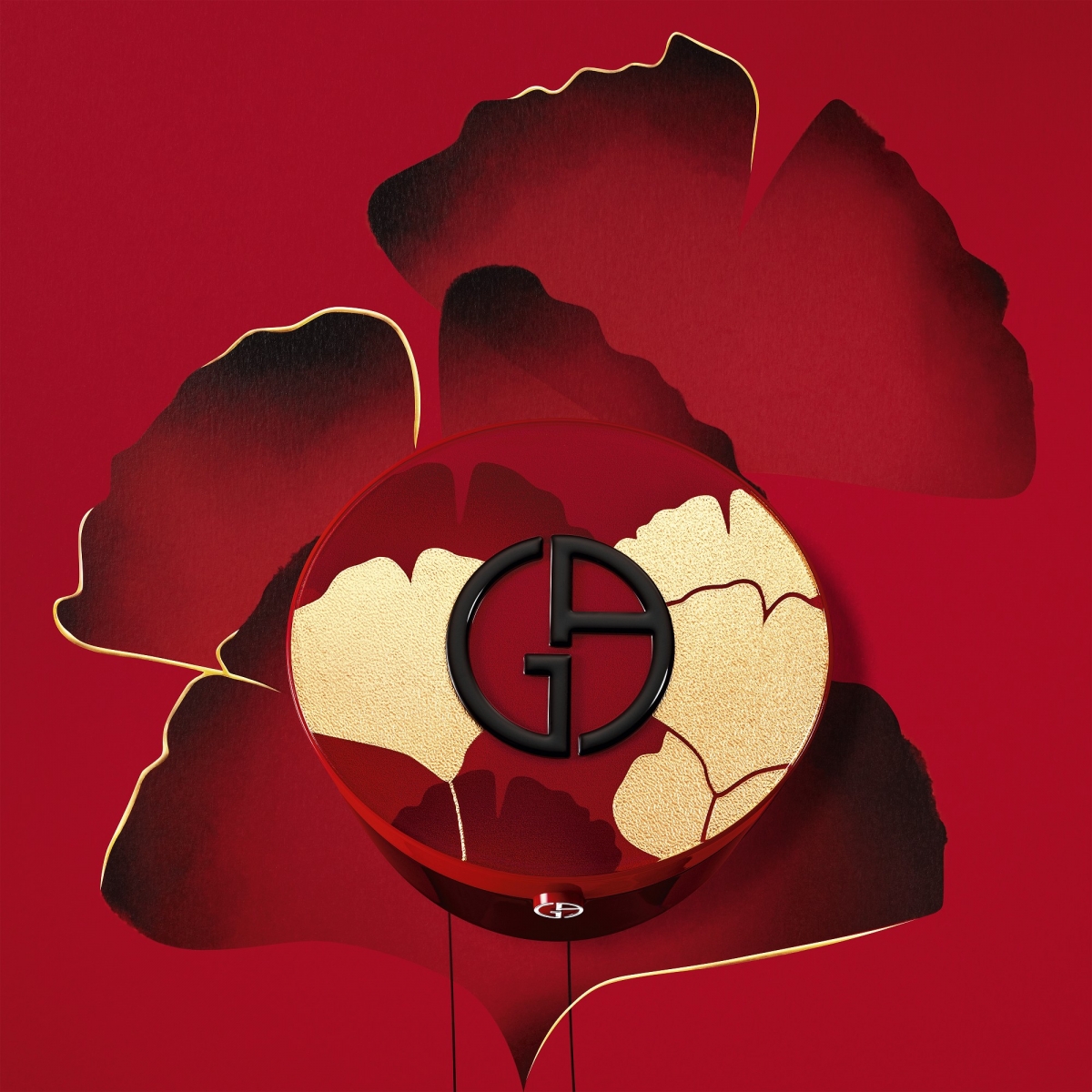 【完美絲絨持久氣墊粉餅 金杏墨韻限定版】 一盒一蕊 SPF23 15g / NT$2,850