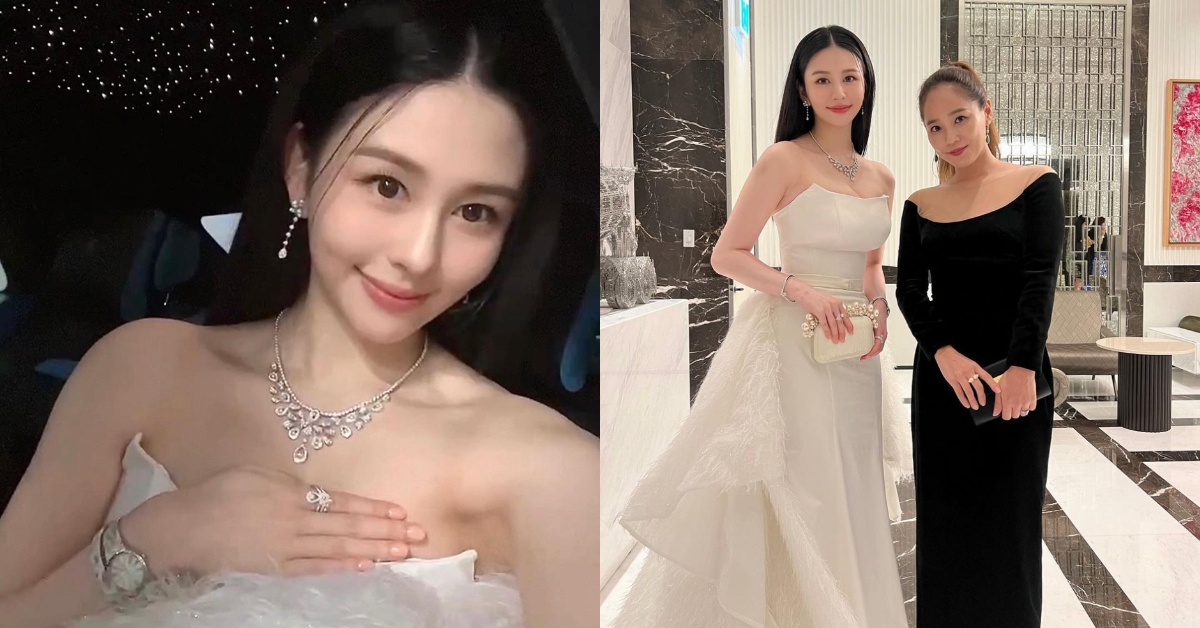 沈月和南韓女神柳真合影,被網友讚嘆其雙十年華美貌鋒頭正盛。