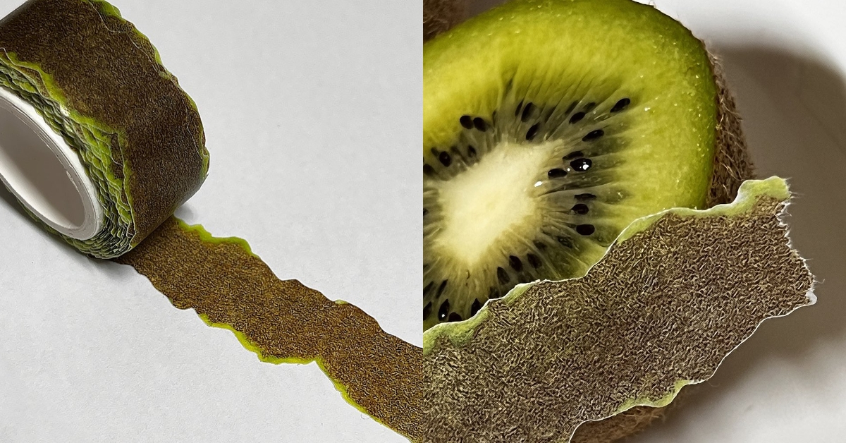 奇異果的絨毛做得實在太細緻了！差點就以假亂真！