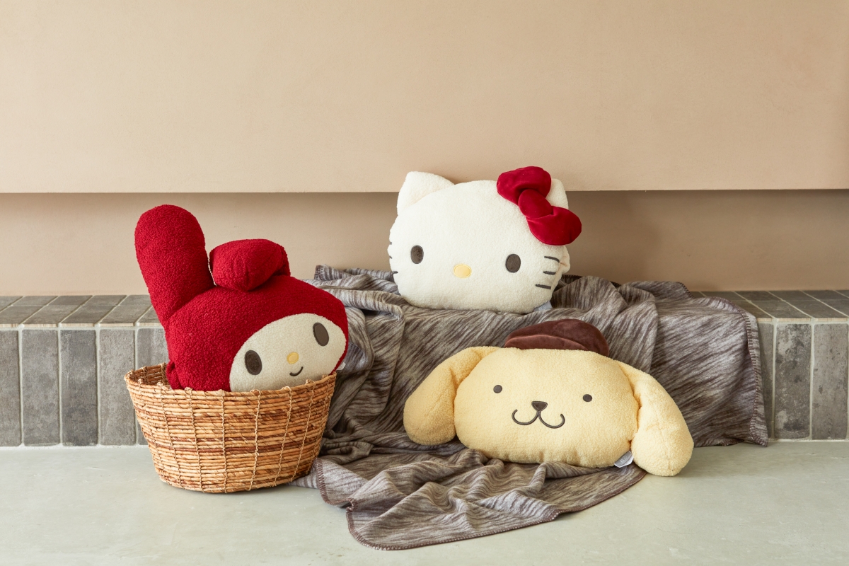 HOLA x Sanrio三麗鷗造型手插枕(Hello Kitty布丁狗美樂蒂)