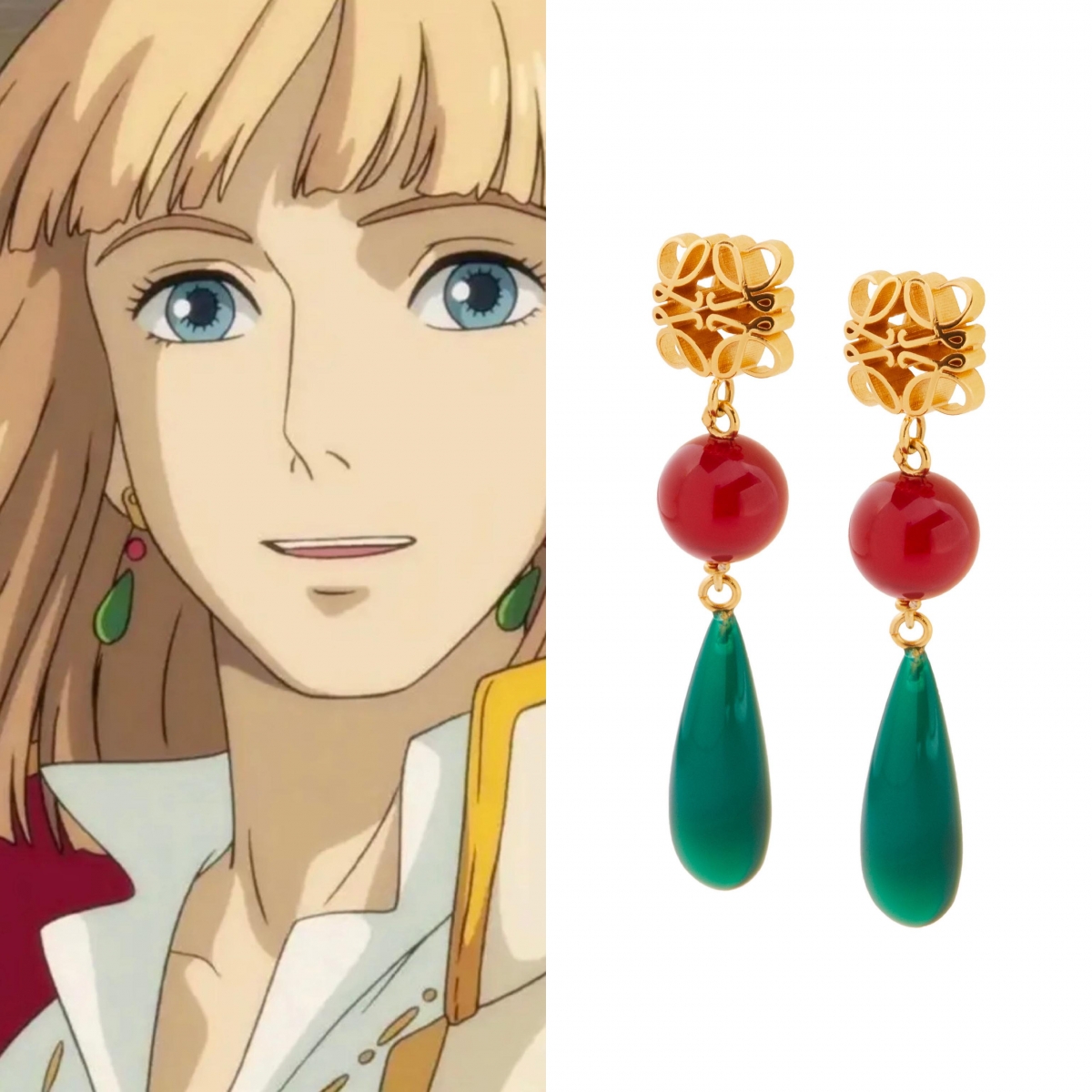 Anagram金色耳環，NT$30,000