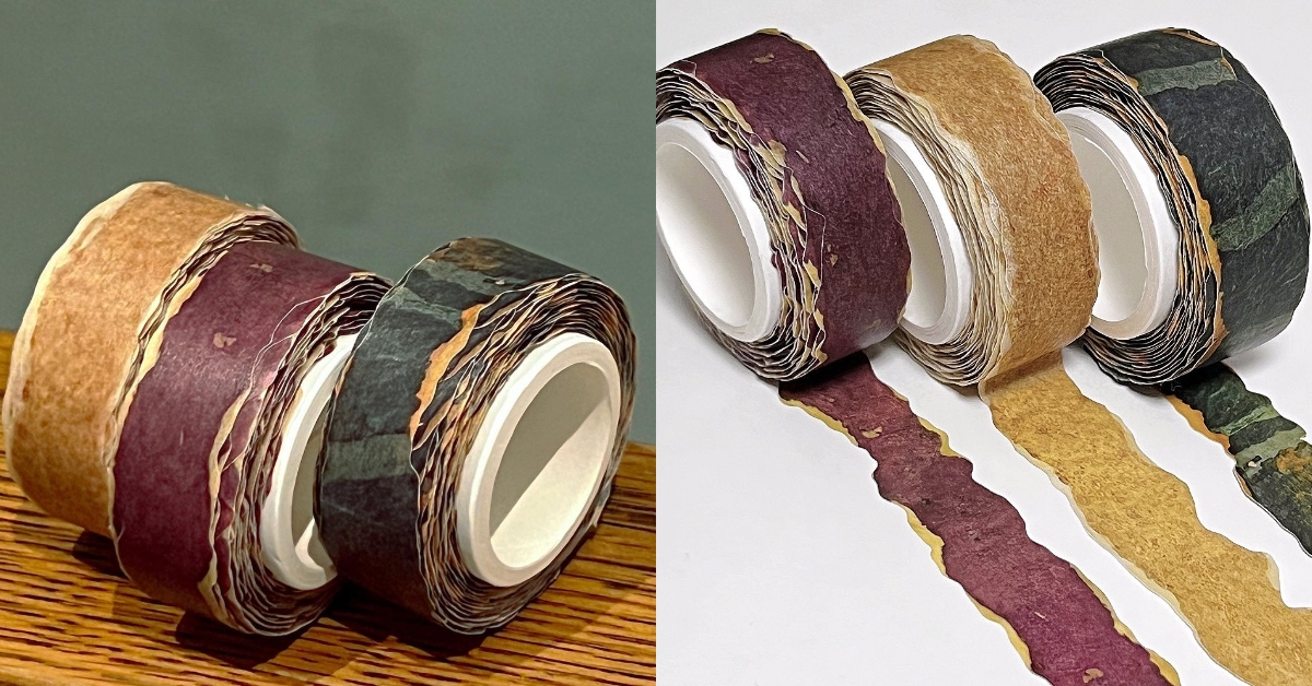 大家猜得出來嗎？大地色系的蔬菜紙膠帶同樣受到喜愛。