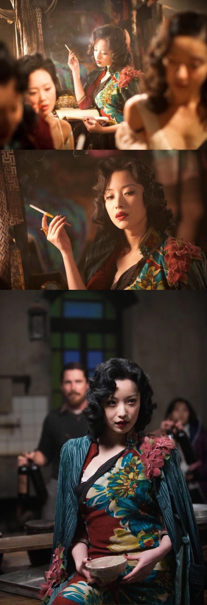 倪妮在《金陵十三釵》飾演玉墨,舉手投足之間充滿魅力,令人目不暇給。