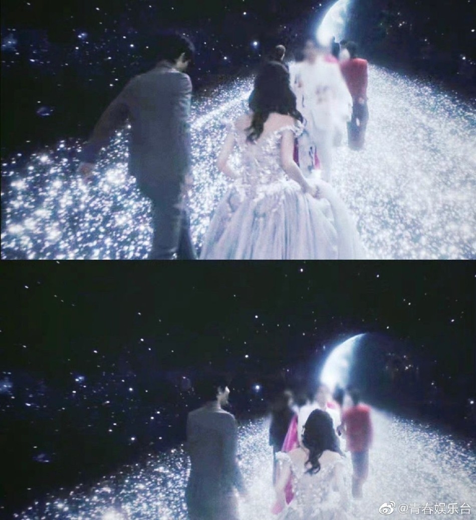 白鹿、張凌赫在時尚盛典的造型看起來很相配。