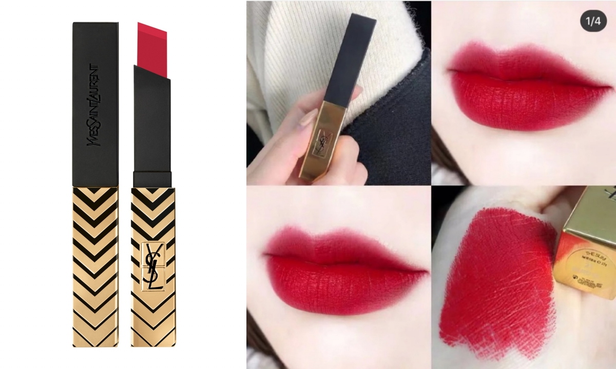 奢華緞面絲絨唇膏 #21 熾愛界線 $1,550 