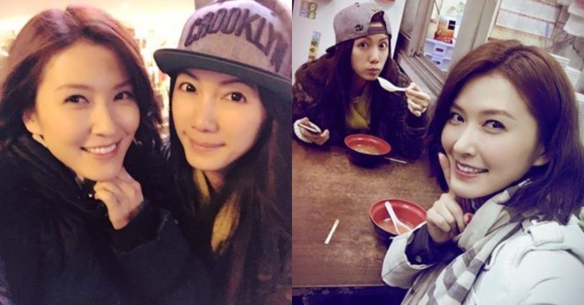 好閨蜜林韋君、徐潔兒過去合體約吃飯讓粉絲驚喜不已。