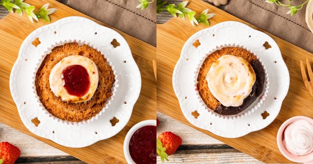 北海道乳酪草莓歐菲塔、草莓可可歐菲塔