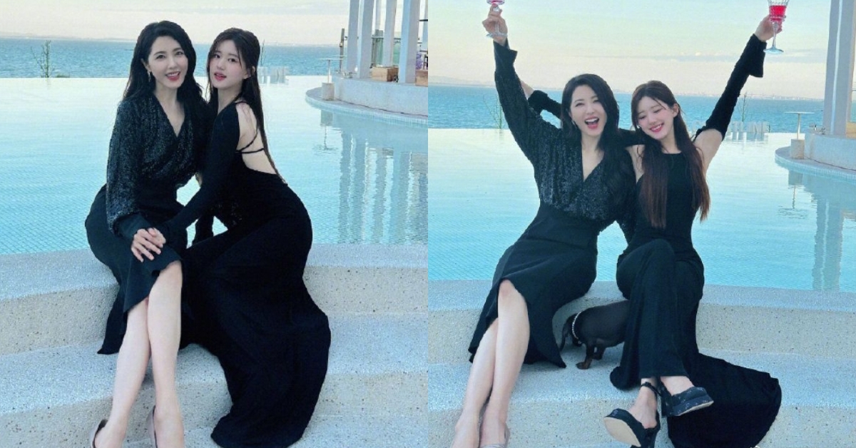 曾黎在趙露思24歲生日宴上現身，雙姝美成風景。