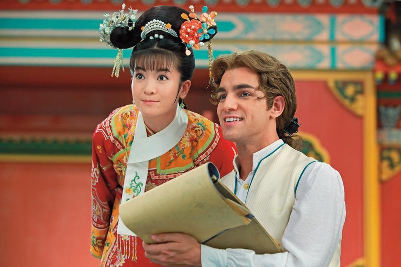 《新還珠格格》英國宮廷畫師潘傑明喜歡小燕子。