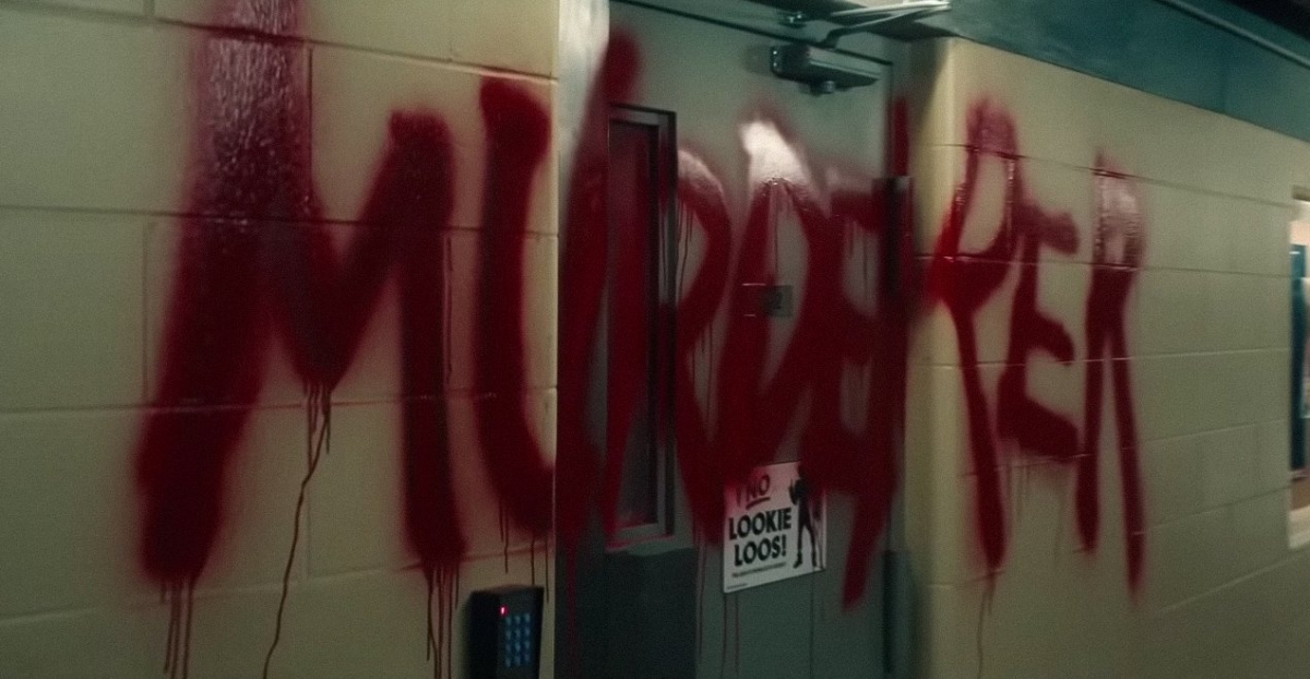 Gen V預告中被噴上大大的"謀殺"紅漆