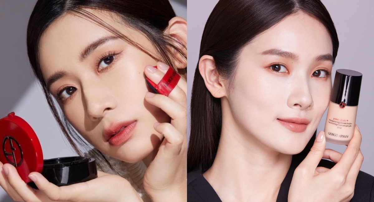 【完美絲絨持久氣墊粉餅 金杏墨韻限定版】一盒一蕊 SPF23 15g / NT$2,850 【超持妝絲絨水慕斯粉底】全12色 30ml/$2,500 