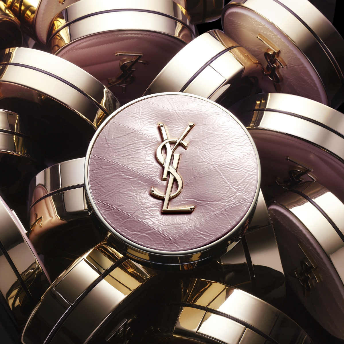 YSL超模光感精華水氣墊 限量時尚霧粉版,NT$2,750