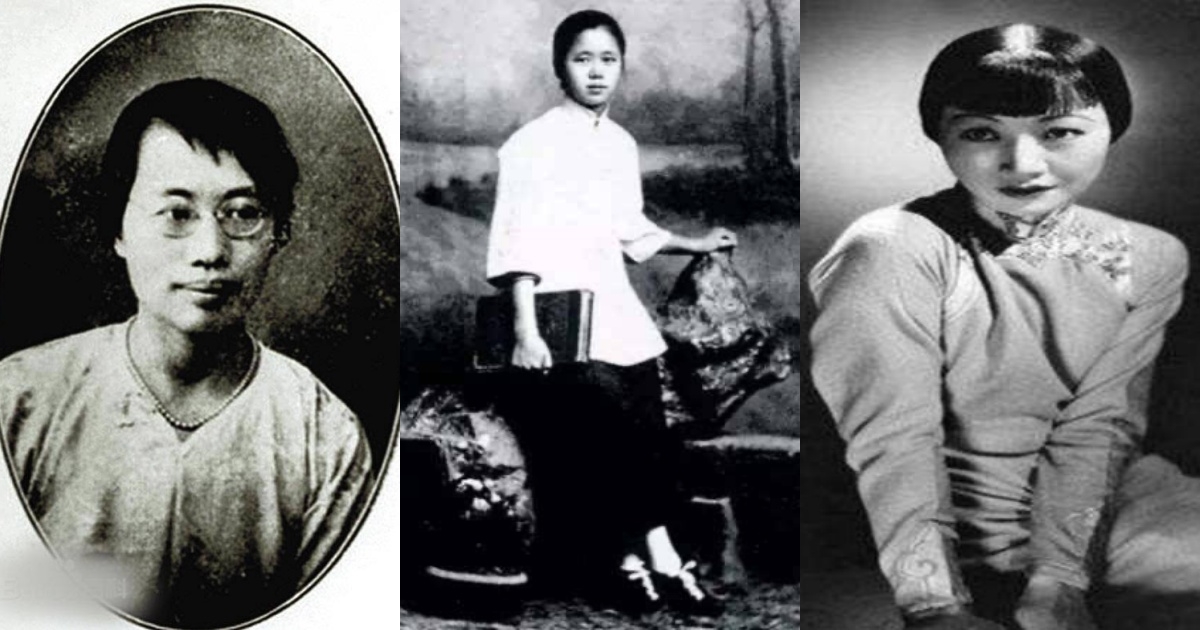 胡適的紅粉知己(左)、老婆的伴娘(中)、恩師的戀人(右)