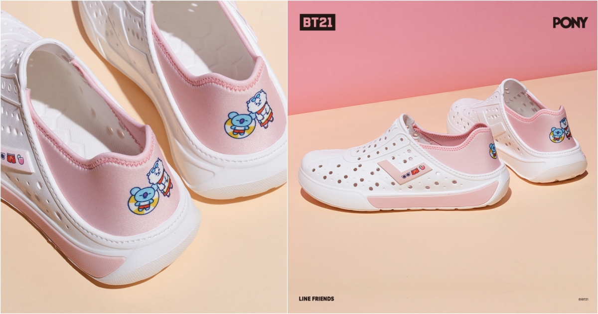 PONY ENJOY洞洞鞋 BT21特別款 中性款,NT$1,280