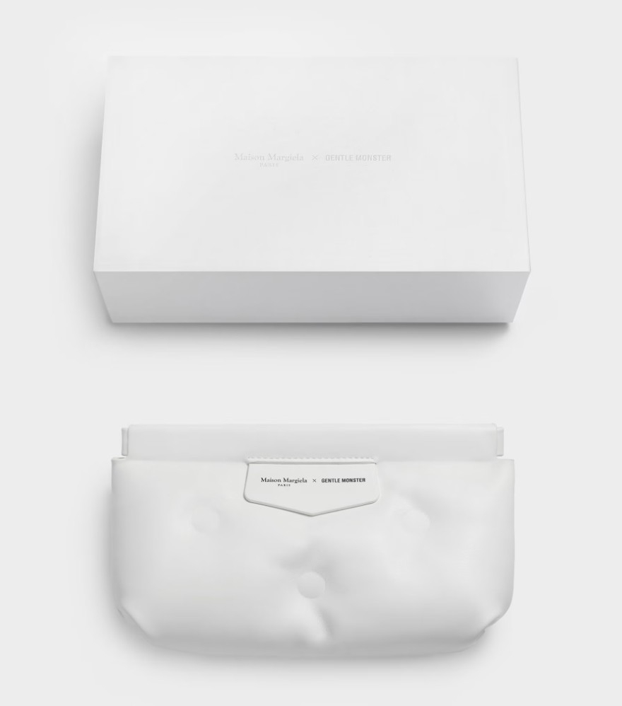  Gentle Monster X Maison Margiela 聯名太陽眼鏡盒套。