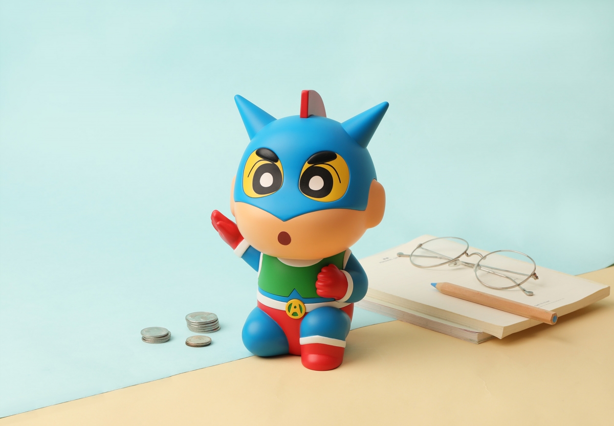 蠟筆小新動感超人存錢筒