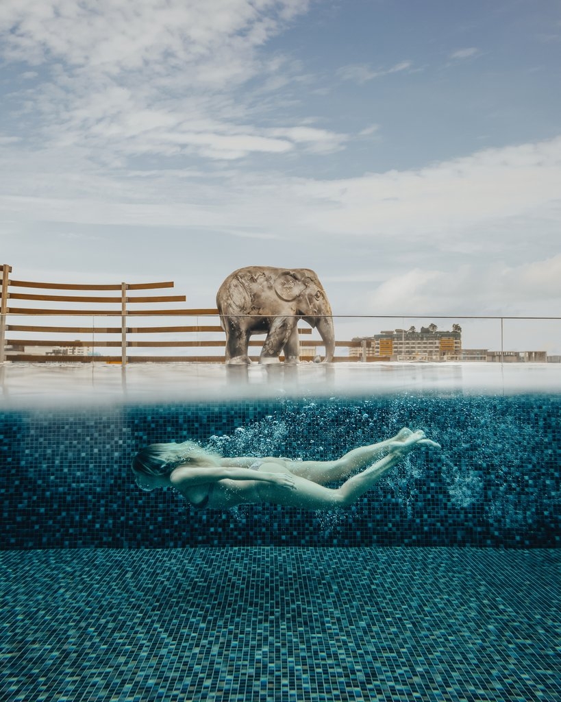 Akyra游泳池超適合拍水中美照