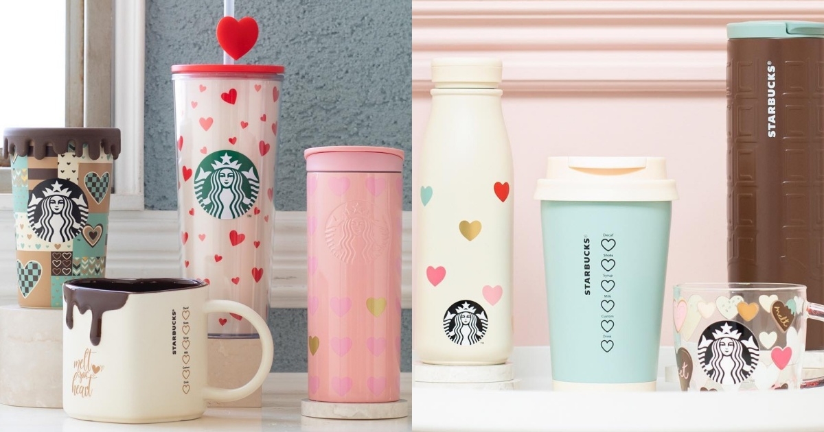日本星巴克情人節限定杯款