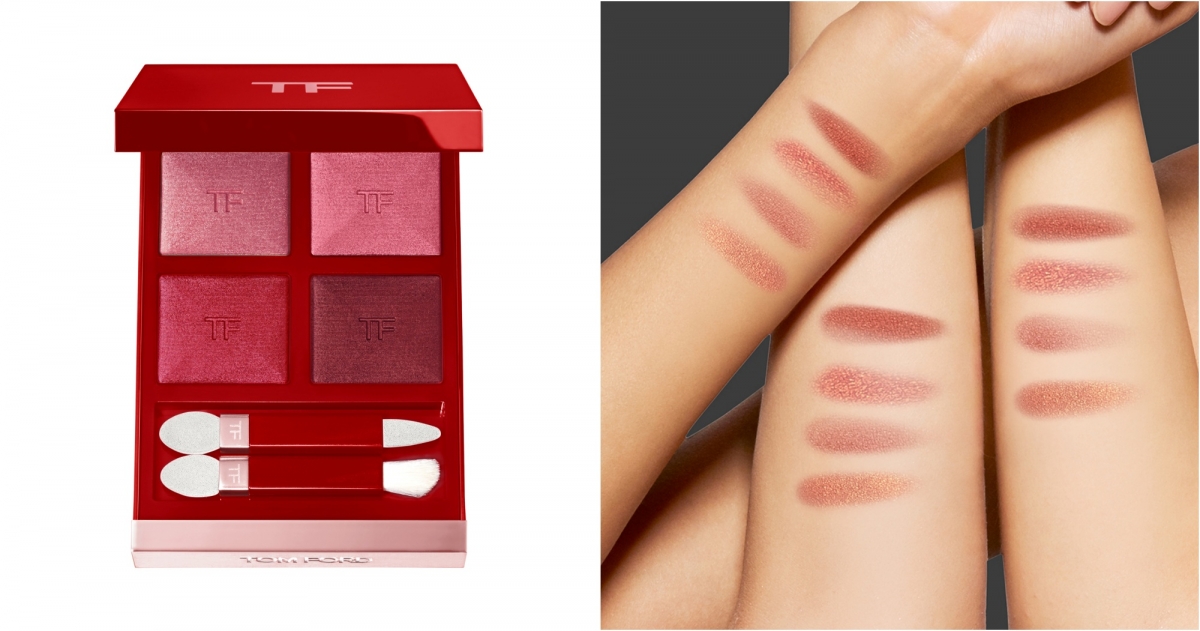 TOM FORD Electric Cherry限定版 高級訂製四格眼盤,NT$3,500