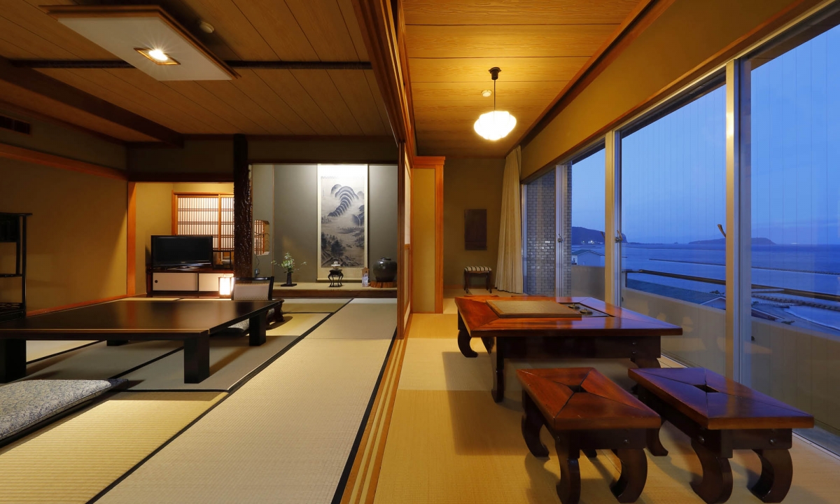秀水園融入薩摩心的日式房間