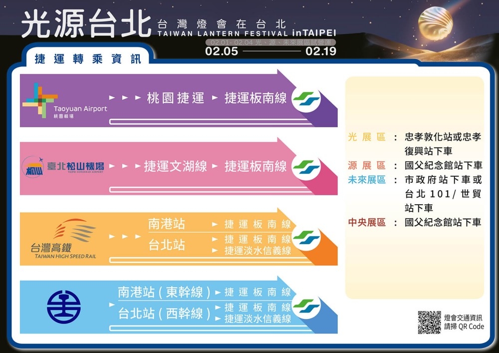 2023台灣燈會捷運轉乘路線
