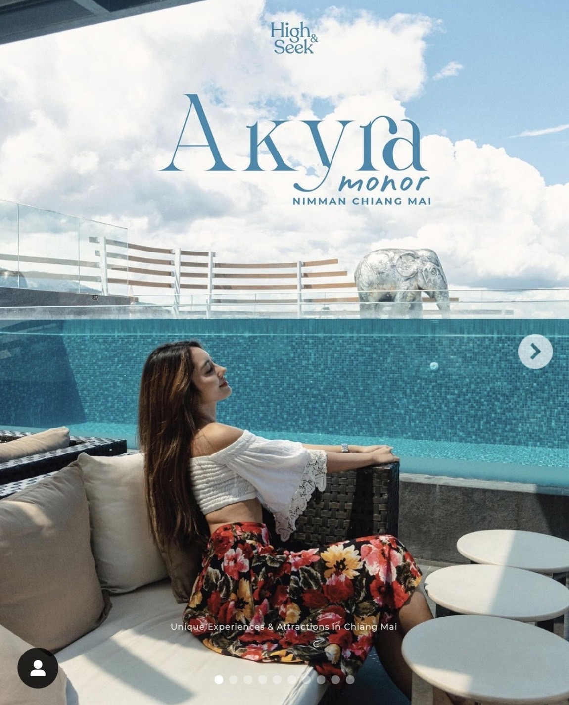 Akyra透明游泳池吸引超多人來打卡