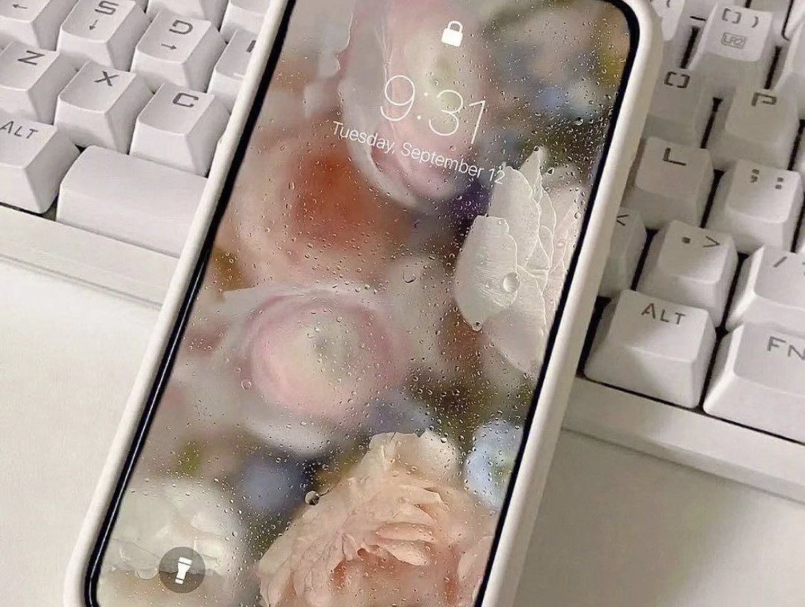 換上桌布的手機畫面，跟居家搭配更加融入