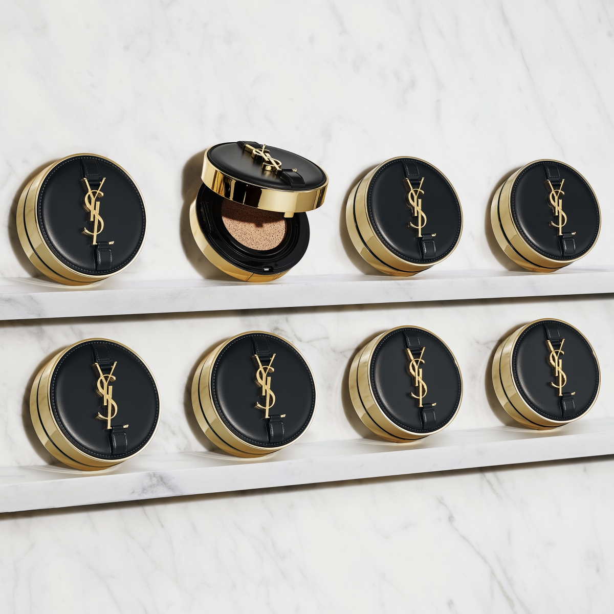 YSL 恆久完美霧光氣墊粉餅 高訂金釦版