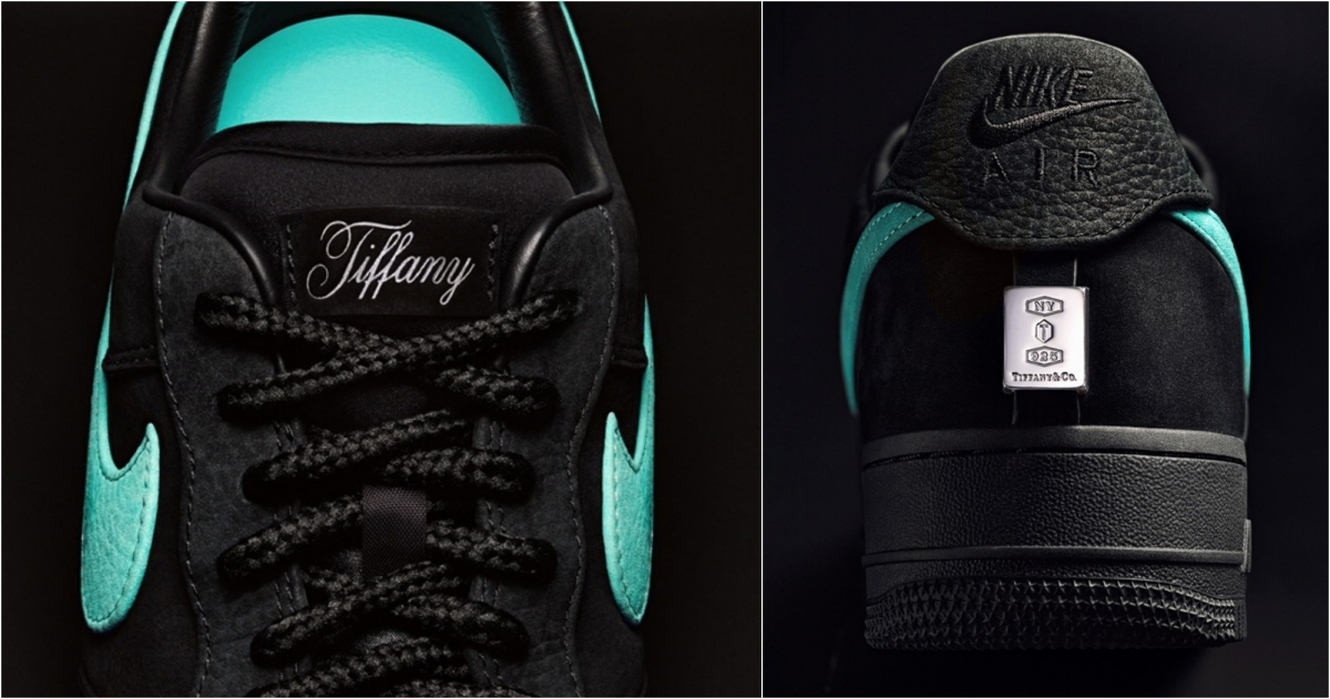 慶祝Air Force 1誕生40周年,同時也是兩大品牌Nike x Tiffany & Co. 攜手後的首款合作結晶。