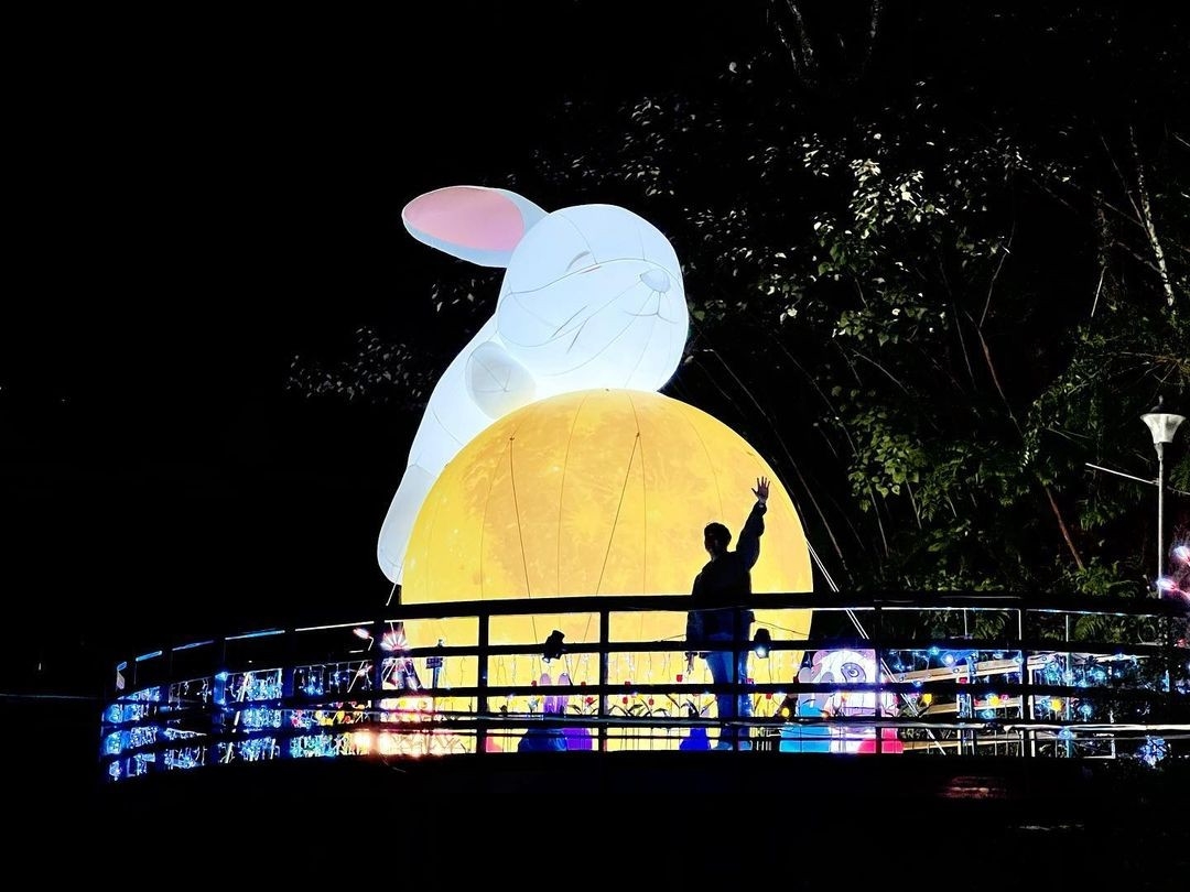 2023台灣燈會必拍打卡點18：玉兔倚月