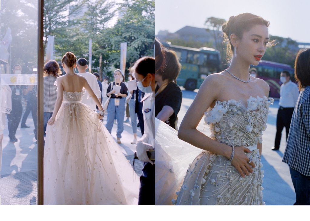 Angelababy在禮服的選擇上一向走得都是招牌浪漫公主風。