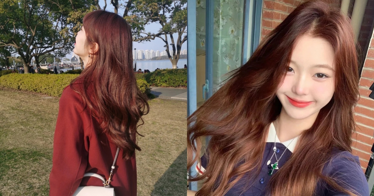 2023-「染髮」趨勢02：酒紅棕