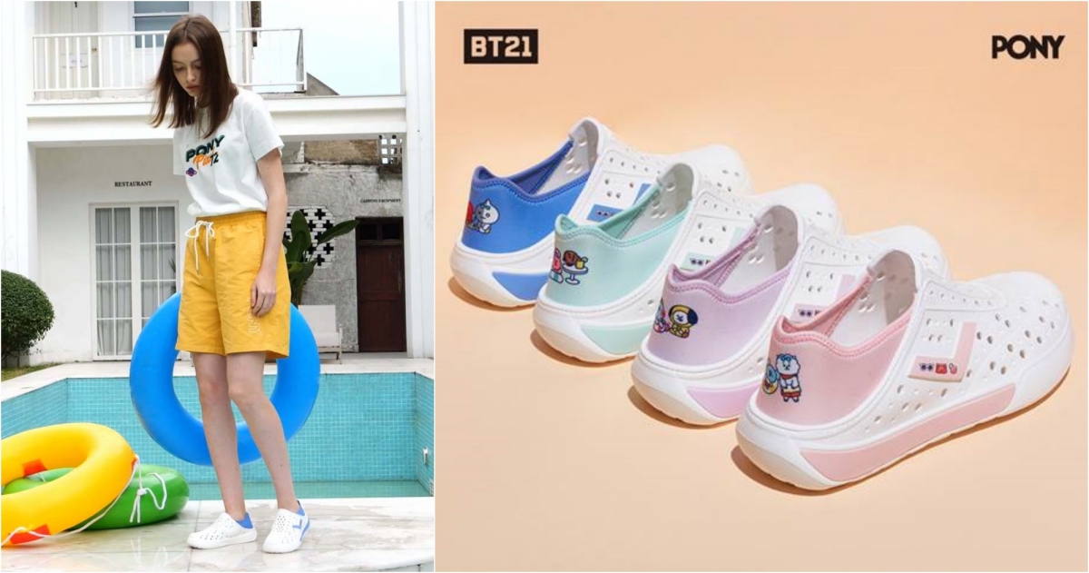 PONY ENJOY洞洞鞋 BT21特別款 中性款,NT$1,280