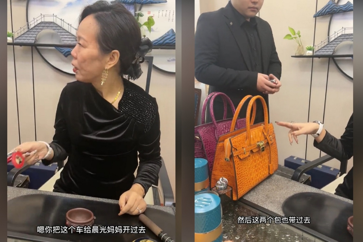 楠姐豪氣聳給鮮肉男友媽媽愛馬仕包