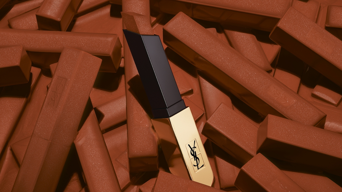 奢華緞面絲絨唇膏#小金條