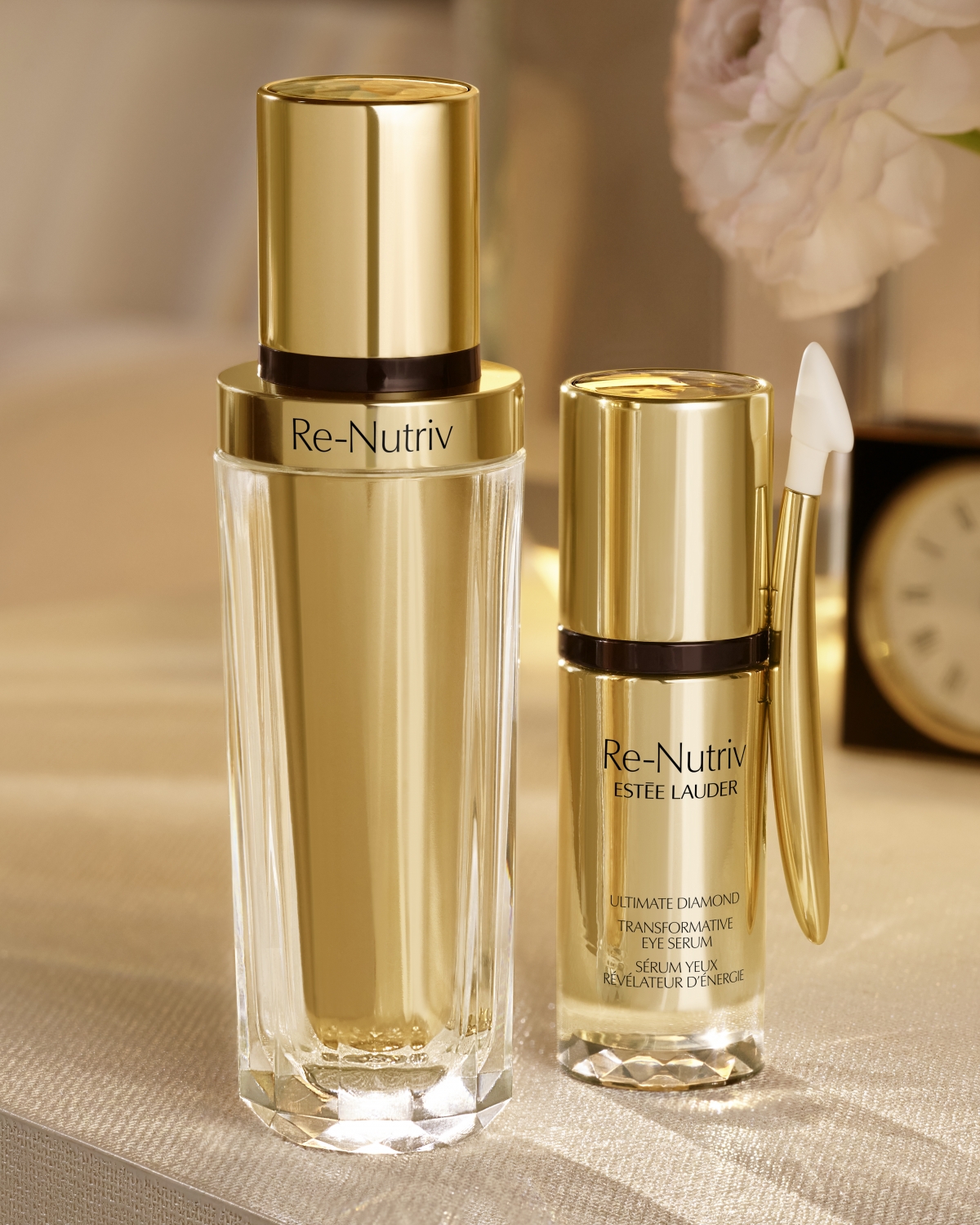 雅詩蘭黛白金級黑鑽松露賦活微導金萃與白金級黑鑽松露奇蹟修護亮眼精萃