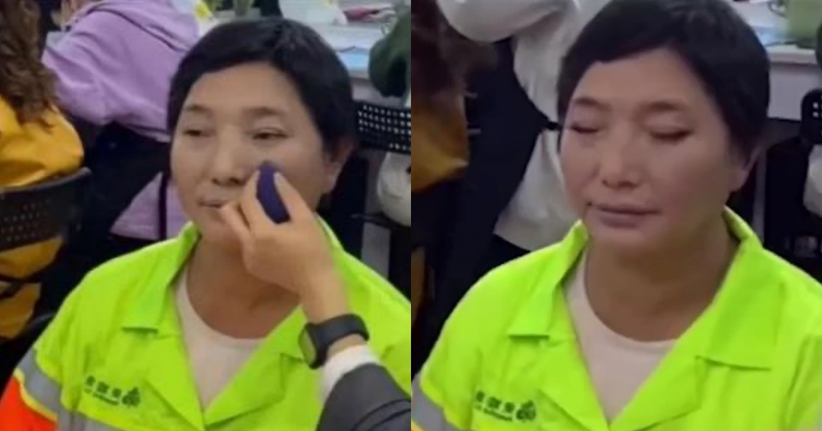 當了幾十年清潔工的奶奶，在孫女的願望下，有了重新變美的機會。