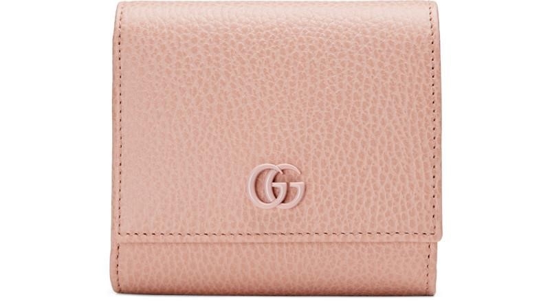 GG Marmont 粉色短夾, $18,100