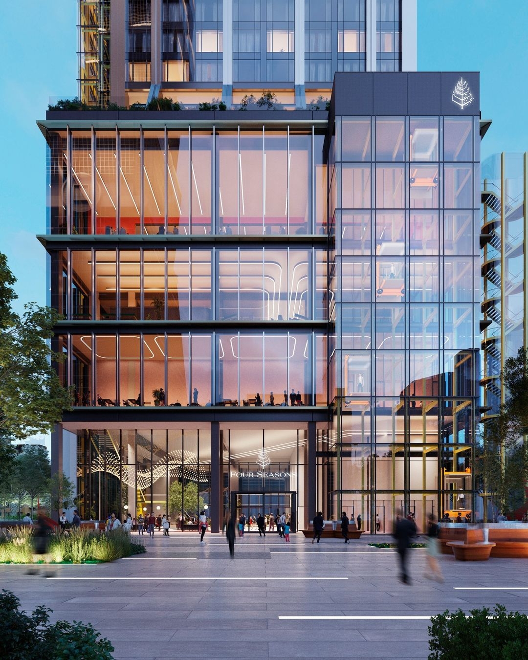 台北「四季飯店」模擬圖