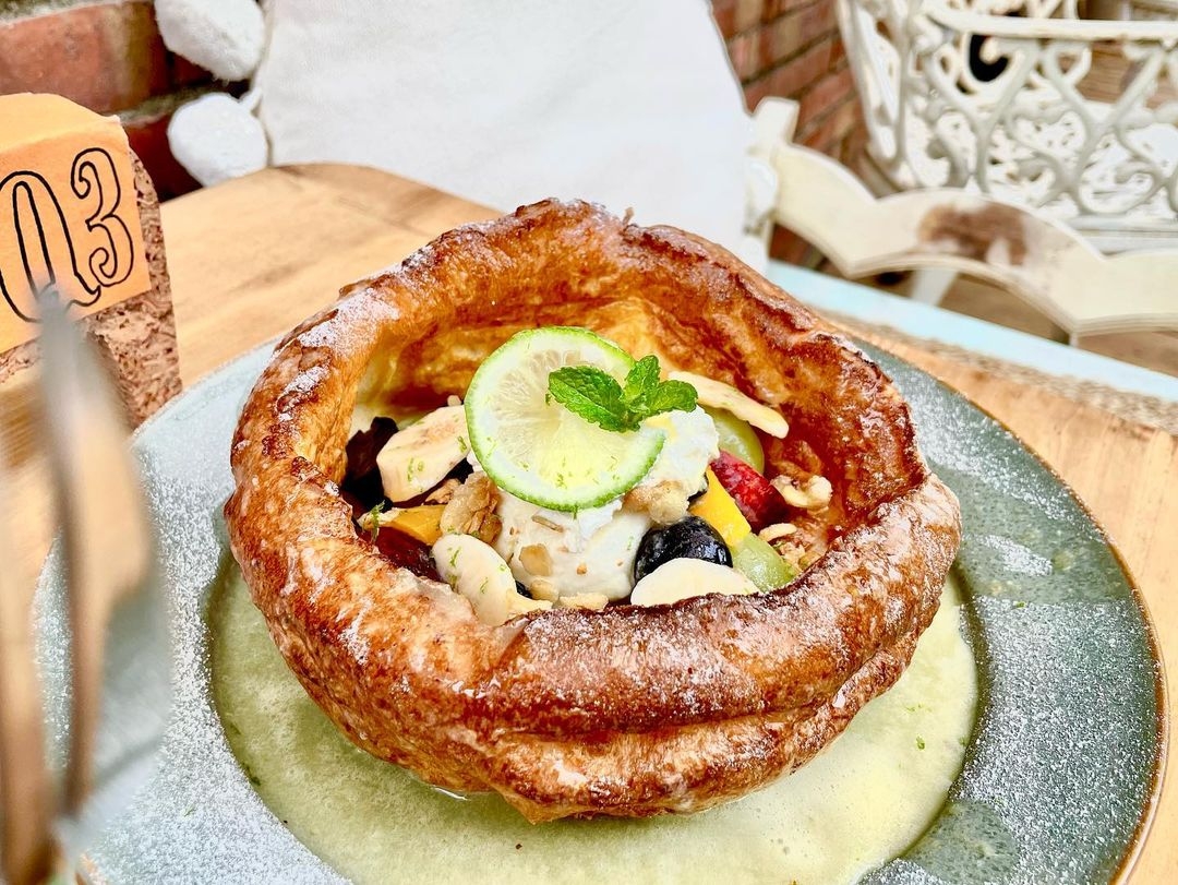 招牌鍋烤鬆餅必點