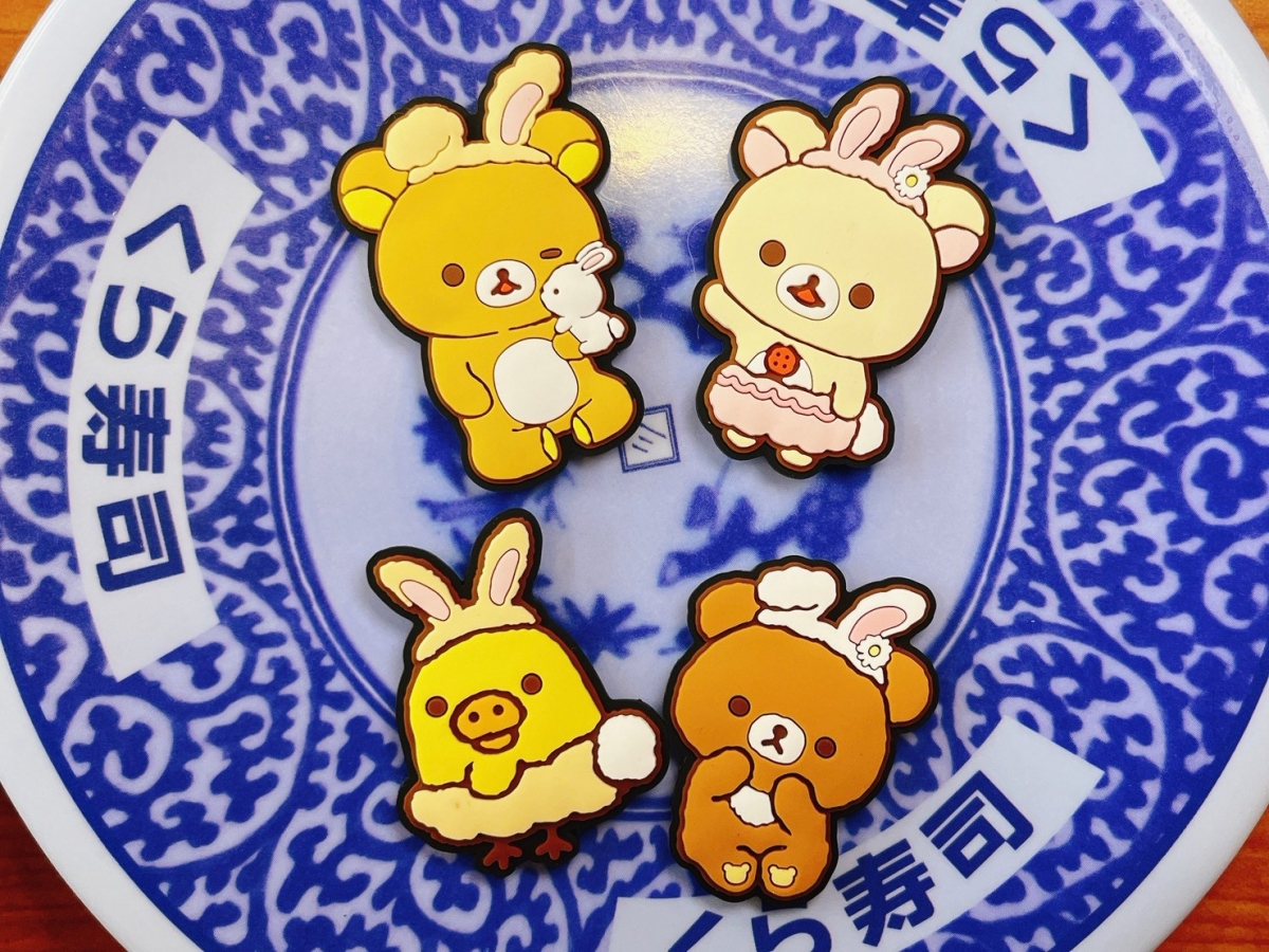 藏壽司X拉拉熊「軟膠磁鐵」