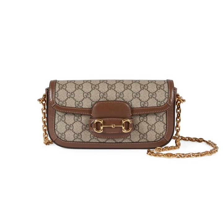 Gucci Horsebit 1955經典老花迷你鍊條包，NT$86,300