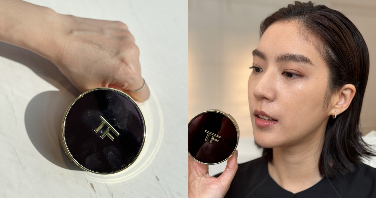 TOM-FORD-時尚氣墊粉餅黑氣墊