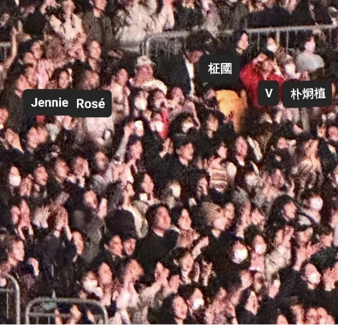 許多韓星出現在Harry Styles演唱會