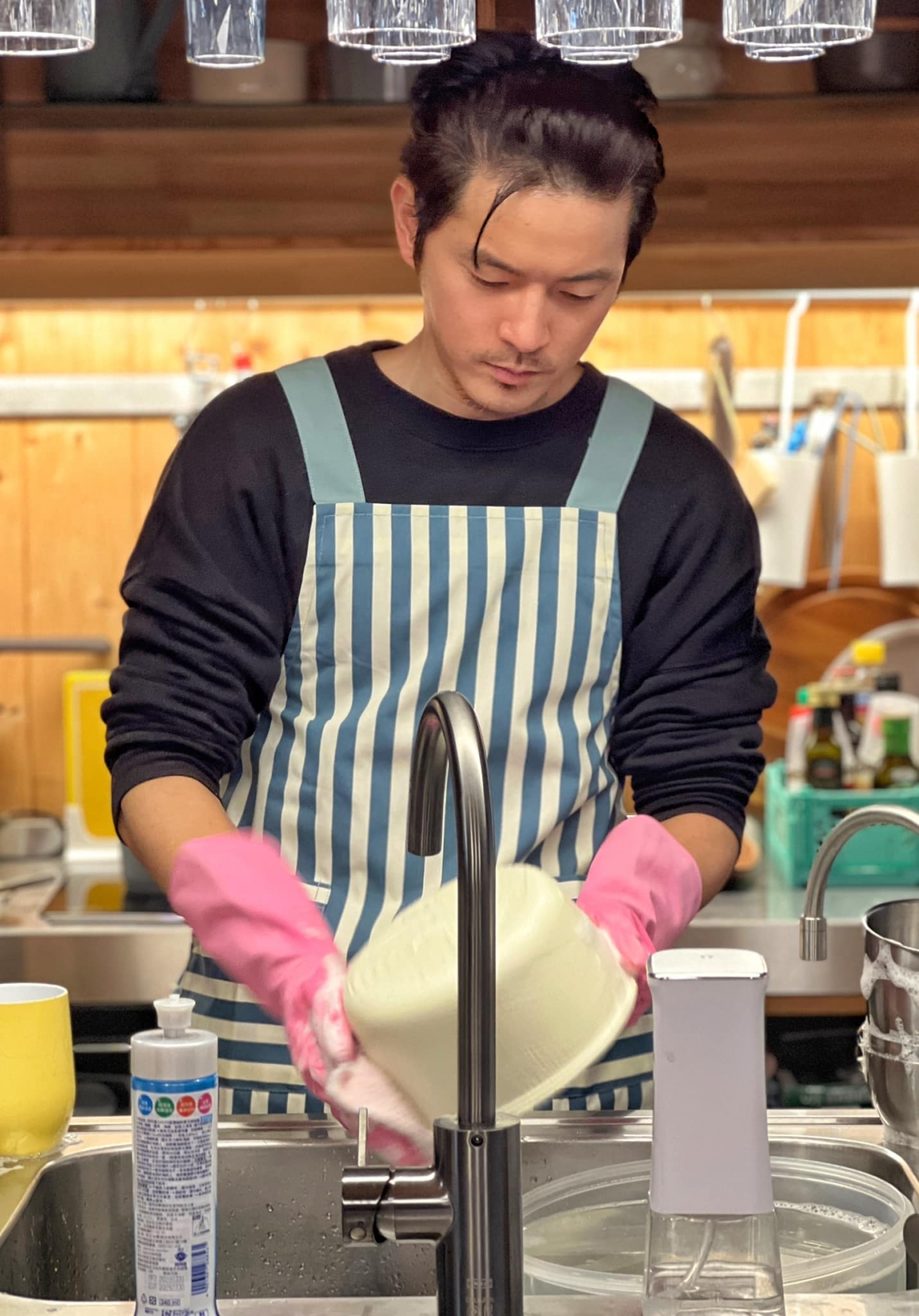 宥勝在全力照顧孩子後常常發現老婆從生活中消失