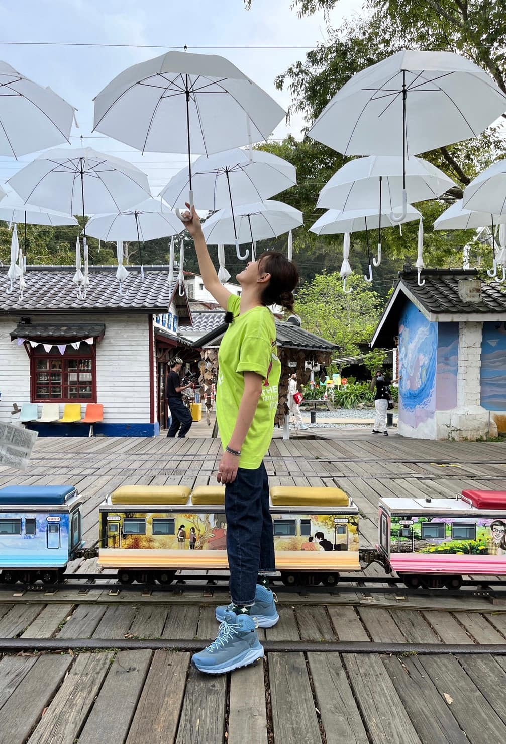 蘇慧倫於臉書分享出外工作紀錄