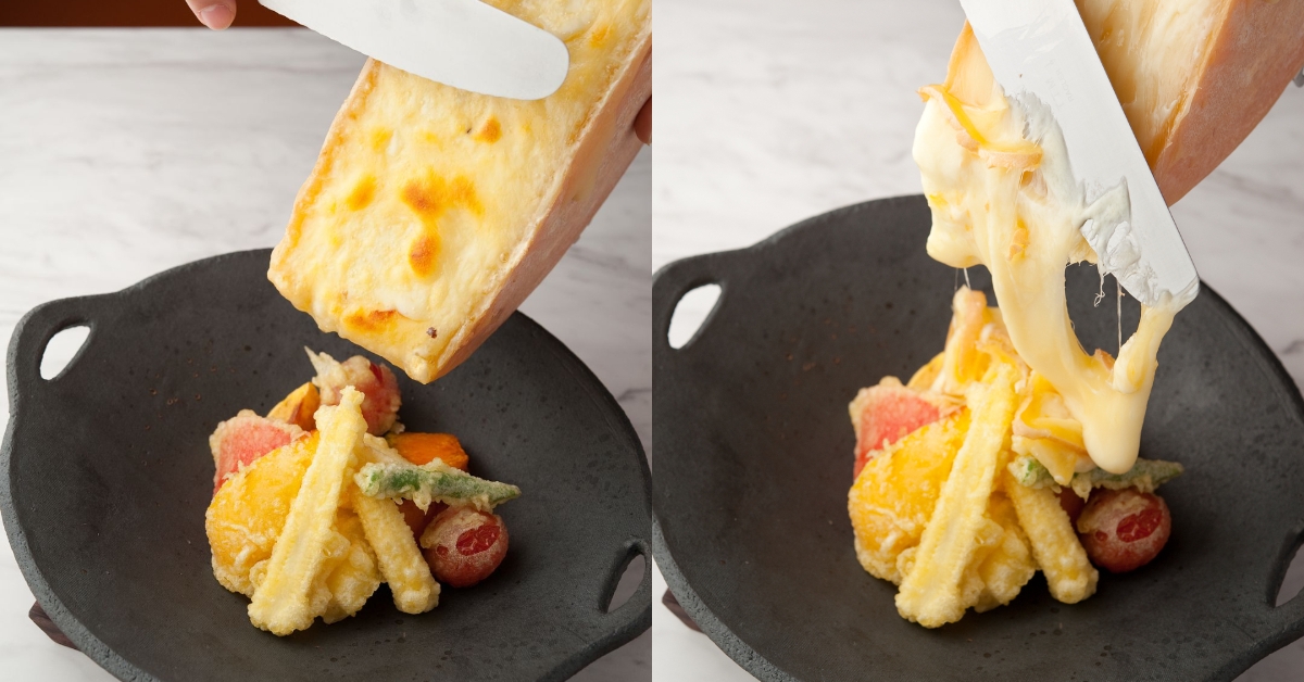 「和CHEESE天婦羅」是「和CHEESE TENSAI」人氣名菜，店裡的天婦羅經過特殊的烹飪手法卡路里只有原本的一半，怕胖的女孩也能大口享用。